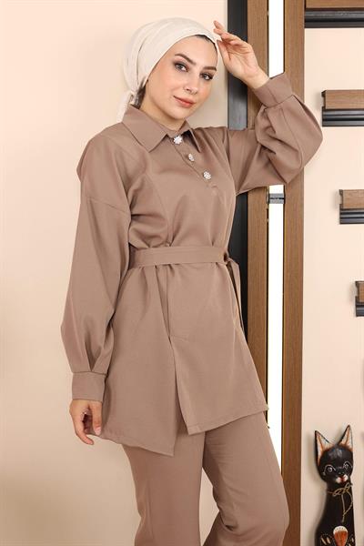 Yırtmaçlı Takım Vizon MSW19129-3