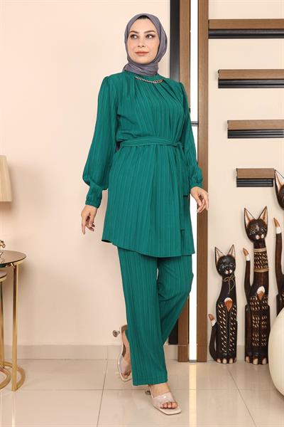 Zincir Detaylı Takım Zümrüt MSW19140-4