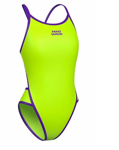 Mad Wave Antichlor Daria PBT, S, Lime Kadın Yüzücü Mayosu