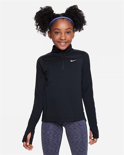 Nike Dri-FIT Uzun Kollu Çeyrek Fermuarlı Kız Çocuk Üstü