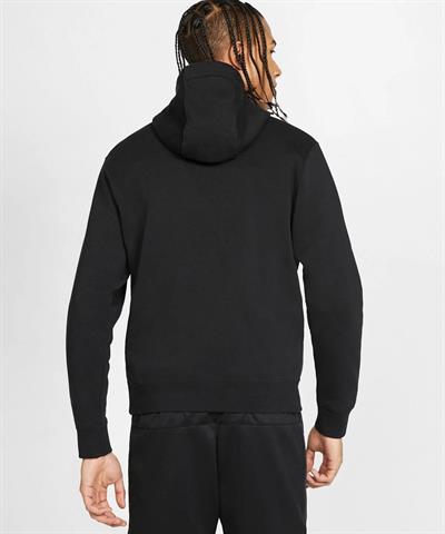 Nike Sportswear Club Hoodie Fz Bb Erkek Siyah Sweatshirt
