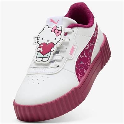 Puma Carina 3.0 Hello Kitty & Friends Çocuk Beyaz Spor Ayakkabı