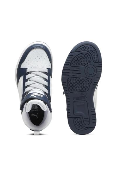 Puma Rebound  V6 Mid AC + PS Çocuk Basketbol Ayakkabısı