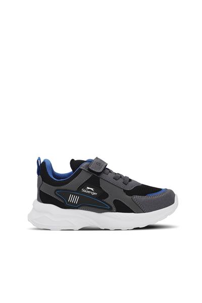 Slazenger KEMBA Sneaker Ayakkabı Siyah Koyu Gri