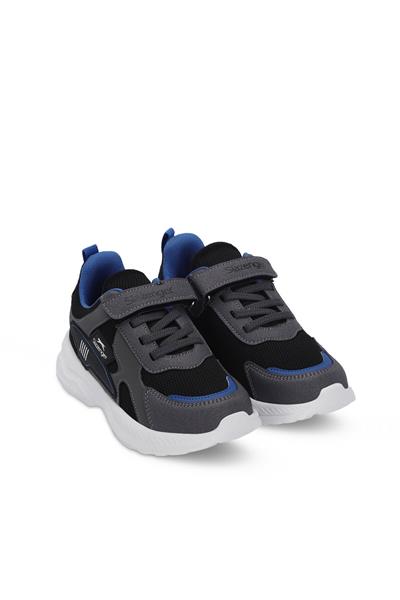 Slazenger KEMBA Sneaker Ayakkabı Siyah Koyu Gri
