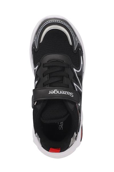Slazenger KYRIE Erkek Çocuk Sneaker Ayakkabı Siyah / Kırmızı