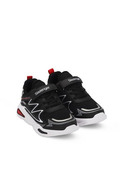 Slazenger KYRIE Erkek Çocuk Sneaker Ayakkabı Siyah / Kırmızı