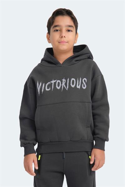 Slazenger LEXUS Unisex Çocuk Sweatshirt Koyu Gri