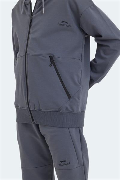 Slazenger LOCAL Unisex Çocuk Eşofman Takımı Koyu Gri
