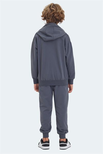 Slazenger LOCAL Unisex Çocuk Eşofman Takımı Koyu Gri