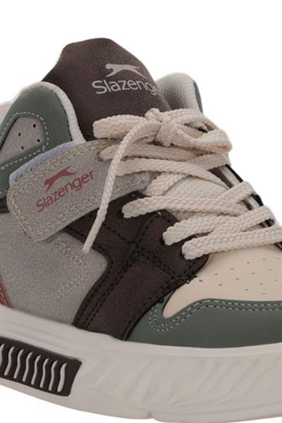 Slazenger NESS Çocuk Beyaz / Yeşil Günlük Spor Ayakkabısı