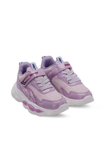 Slazenger NOELA Kız Çocuk Cırt Cırtlı Lila Günlük Spor Ayakkabısı