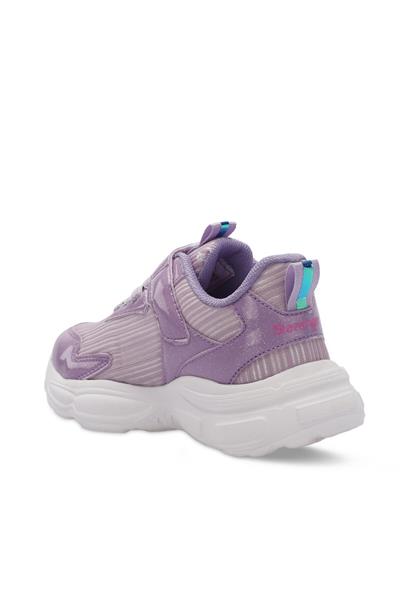 Slazenger NOELA Kız Çocuk Cırt Cırtlı Lila Günlük Spor Ayakkabısı