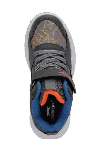Slazenger NOMINAL Erkek Çocuk Koyu Gri / Turuncu Günlük Spor Ayakkabısı