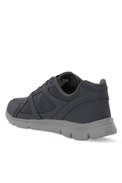 Slazenger PERA Büyük Beden Erkek Sneaker Ayakkabı Koyu Gri