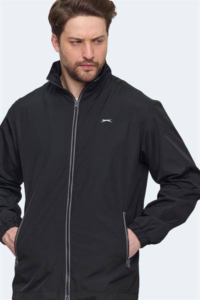 Slazenger RAREN Erkek Siyah Yağmurluk