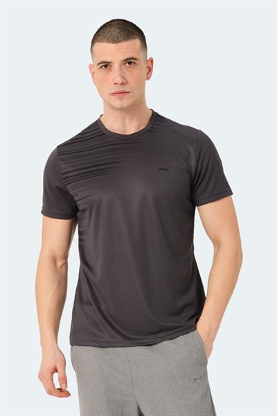 Slazenger RAVEN Erkek Koyu Gri Tişört