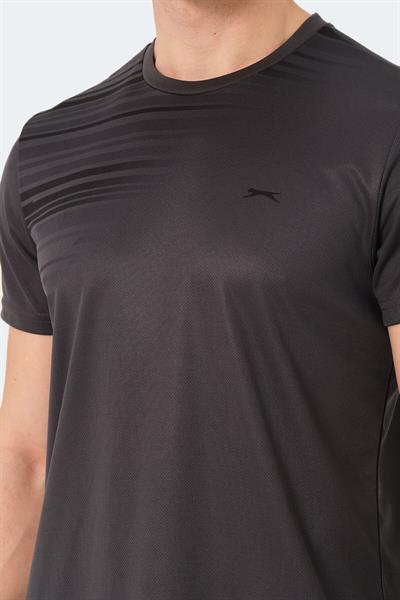 Slazenger RAVEN Erkek Koyu Gri Tişört