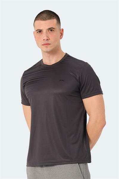 Slazenger RAVEN Erkek Koyu Gri Tişört