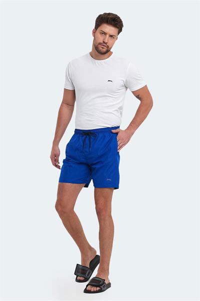 Slazenger RENO Erkek Cepli Deniz Şortu Saks Mavi Mayo