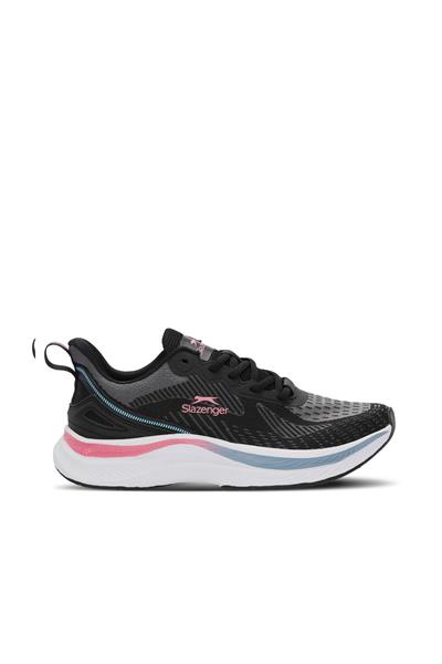 Slazenger WETFORD Kadın Siyah / Koyu Gri Koşu & Yürüyüş Spor Ayakkabısı