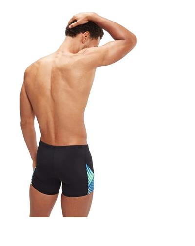 Speedo Allover Digi V-Cut Aquashort Erkek Yüzücü Mayosu