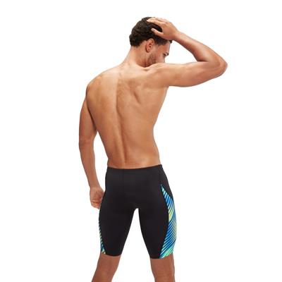 Speedo Allover Digi V-Cut Erkek Jammer Yüzücü Mayosu
