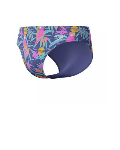 Speedo Allover Digital Brief 8 CM Erkek Slip Mayo