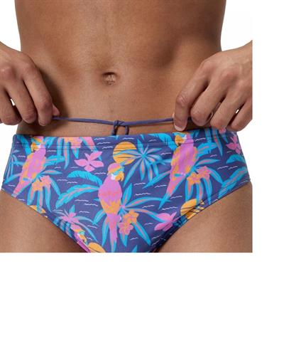Speedo Allover Digital Brief 8 CM Erkek Slip Mayo
