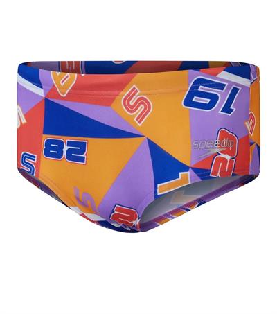 Speedo Club Antrenman 13cm Allover Dijital Çocuk Yüzücü Mayosu