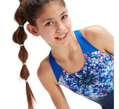 Speedo DIGI PLMT SPBK Kız Çocuk Mayosu 