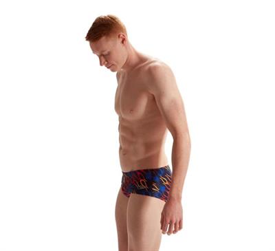 Speedo Erkek 13,5 cm Club Training Allover Yüzücü Mayosu