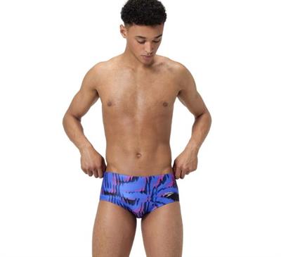 Speedo Erkek Club Training 13.5cm Baskılı Yüzücü Mayosu