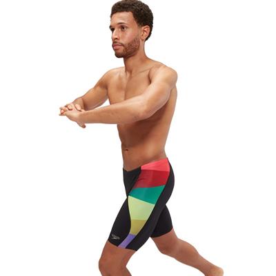 Speedo Erkek Dijital V-Cut Jammer Erkek Yüzücü Mayosu