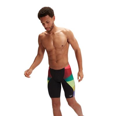 Speedo Erkek Dijital V-Cut Jammer Erkek Yüzücü Mayosu