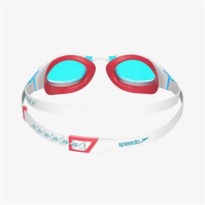 Speedo Fastskin Hyper Elite Gözlük - Mavi / Beyaz / Kırmızı
