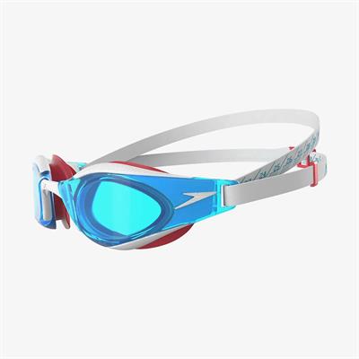 Speedo Fastskin Hyper Elite Gözlük - Mavi / Beyaz / Kırmızı
