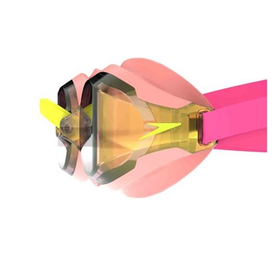 Speedo Fastskin Speedsocket 2.0 Mirror Goggle - Green/Pink Yüzücü Gözlüğü