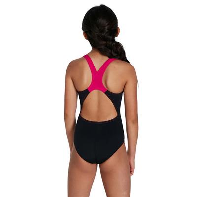 Speedo PLMT DIGI SPBK Yüzücü Kız Çocuk Mayosu
