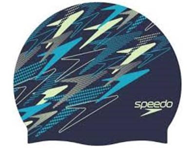 Speedo Printed Swimming Navy Silikon Bone