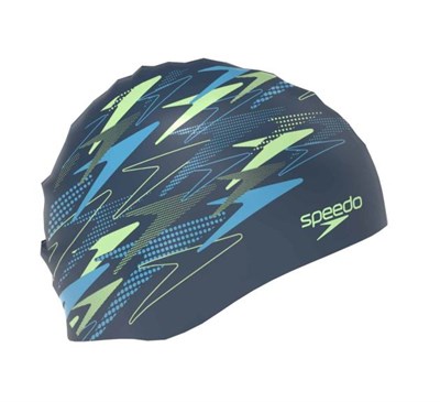 Speedo Printed Swimming Navy Silikon Bone
