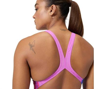 Speedo Womens Placement Powerback Swimsuit Kadın Yüzücü Mayosu