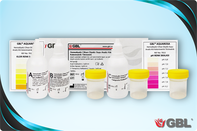 Hemodiyaliz Cihazı Diyaliz Suyu Analiz Kiti Kolorimetrik Titrimetrik, 50 mL