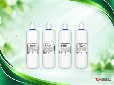 Kinyoun Aside Dirençliler Boyama Seti, 250 ml, 500 Test
