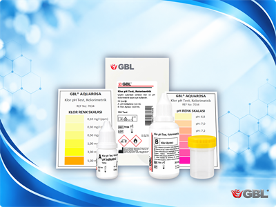 Klor pH Test Kiti, Kolorimetrik, 5, 20 ml