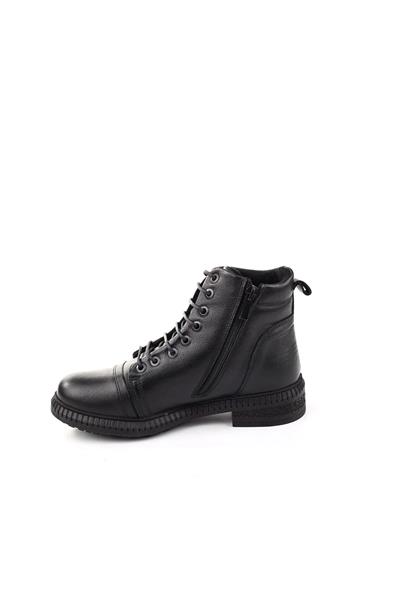 Castleblack 20911-1 Siyah Kadın Kışlık Deri Bot