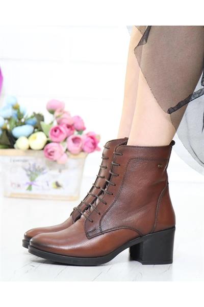 Castleblack 92159-1 Taba Kadın Kışlık Deri Bot