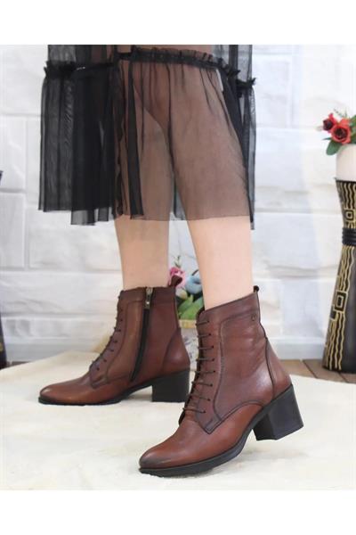 Castleblack 92159-1 Taba Kadın Kışlık Deri Bot