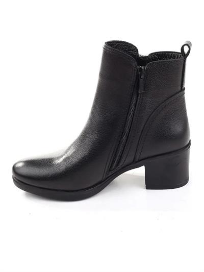 Castleblack 92163-1 Siyah Kadın Kışlık Deri Bot