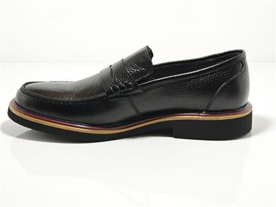 Cem Pekşen Blackheart 201 Siyah Deri Erkek Günlük Casual Ayakkabı